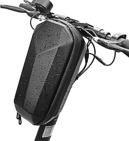 4L Scooter elettrico borsa anteriore appesa, impermeabile pieghevole EVA borsa a guscio duro per Xiao Mi Mijia M365 Pro 2 1S Ninebot scooter elettrico, per il trasporto di caricabatterie e strumenti di riparazione, E-Bike Bike Handlebar Bag