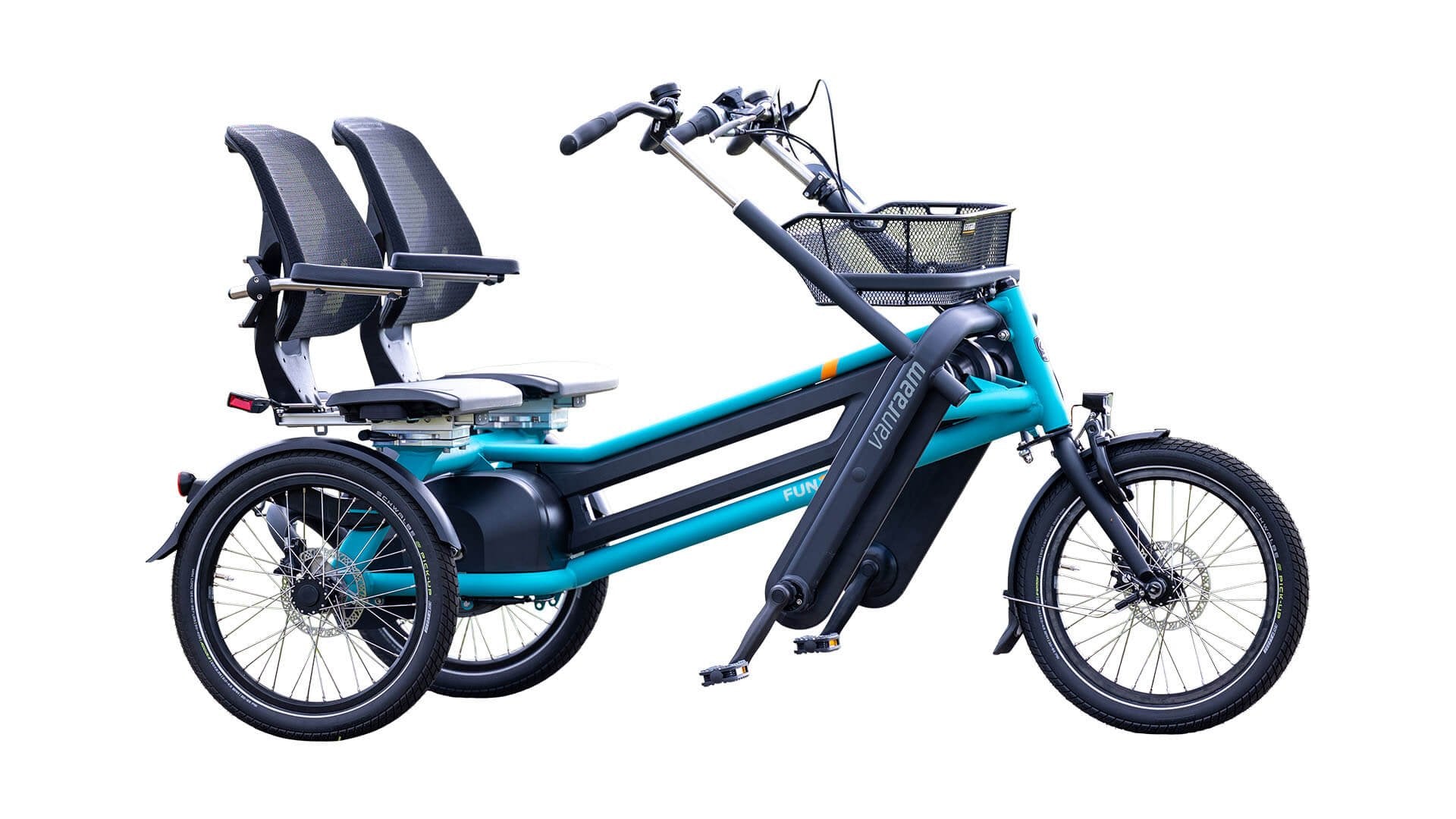 Fun2Go tandem elettrico side-by-side di Van Raam