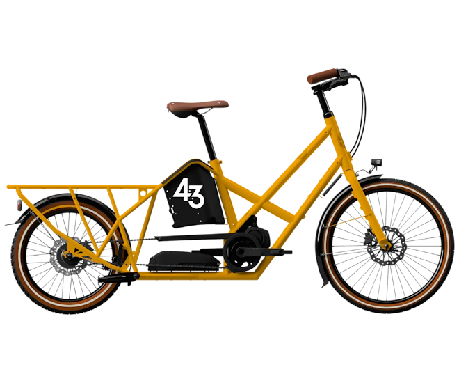 Bike43 Alpster Bosch Cargo Line 500Wh Enviolo eShift Broom Yellow + Speedlifter Twist (Low entry, Broom Yellow)