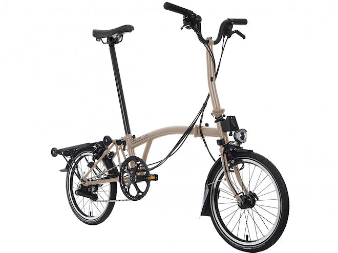 Brompton C-Line S6L Pop Lilac Matt (Explore 6 vitesses - Manubrio centrale - Solo catarifrangenti - Marathon)