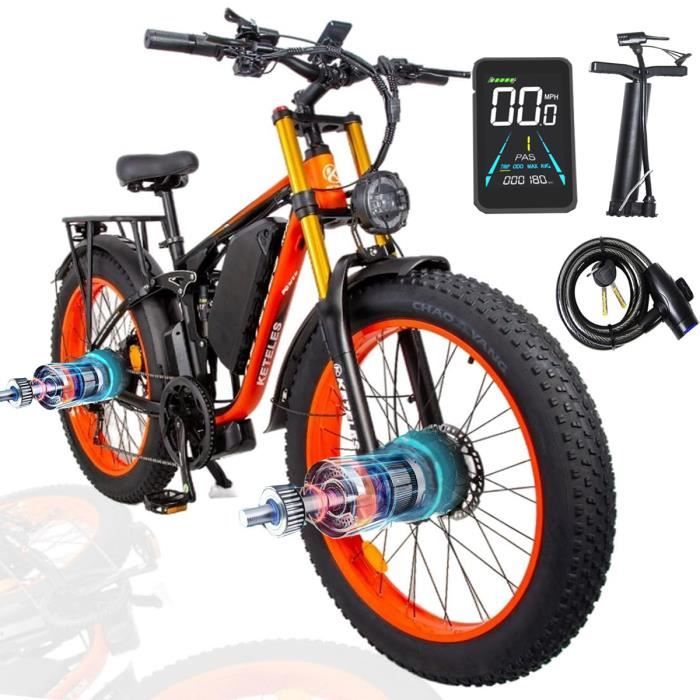 KETELES K800 PRO 2 × 1000W doppio motore bici elettrica 23AH batteria elettrica 26 “pollici grande pneumatico E-Bike In magazzino