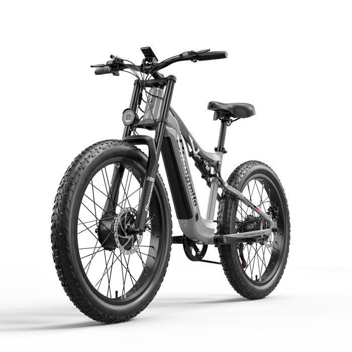 Shengmilo Ebike bici con pneumatici grandi, bici elettrica per adulti 1000 W, 50 KM/H, 90 miglia, MTB, 7 velocità