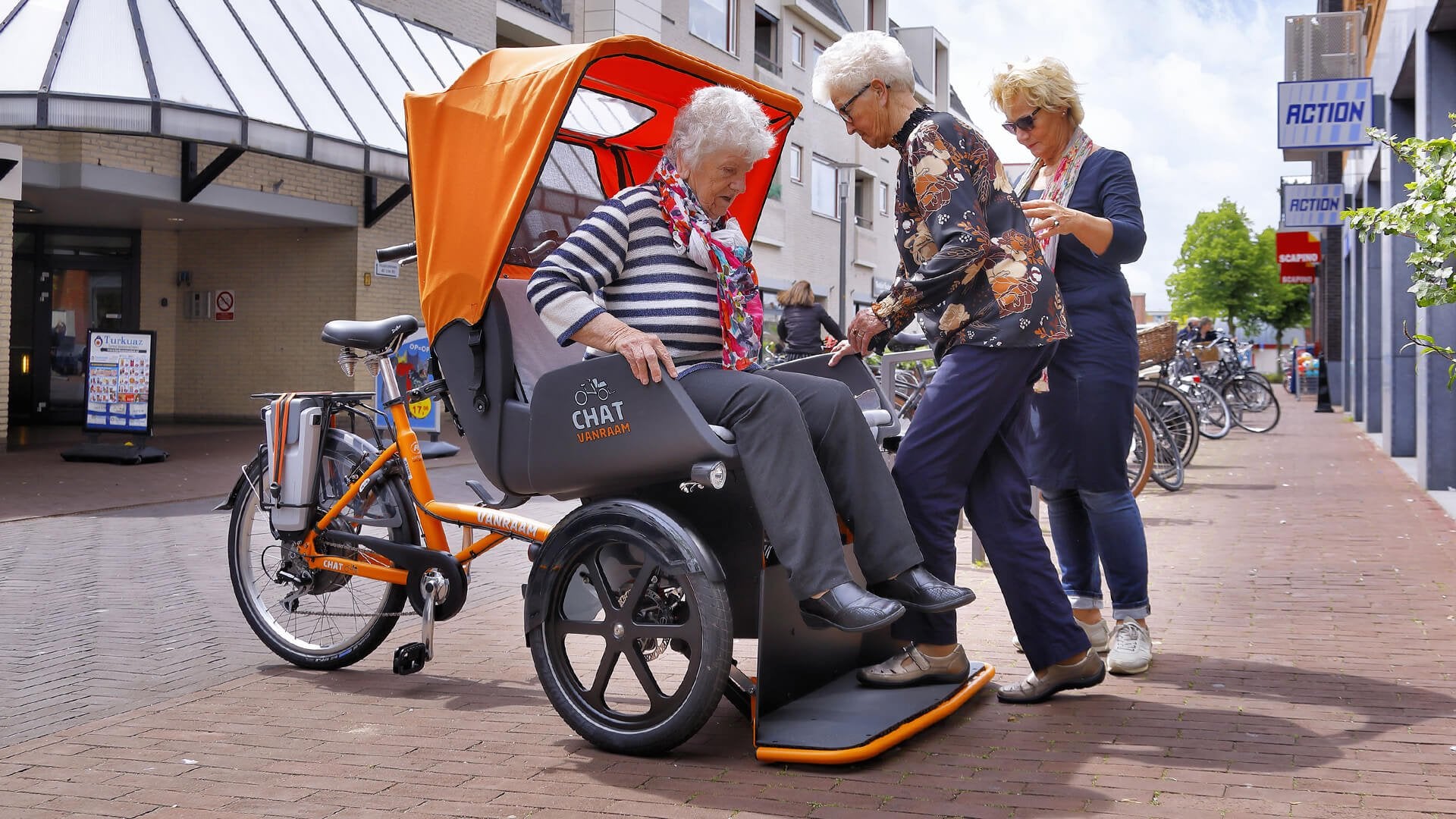 Scooter elettrico Chat di Van Raam