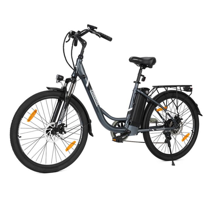 Bicicletta elettrica da città Touroll B1 - Motore da 250W - Batteria da 15,6 Ah - Velocità massima 25 km/h - Shimano 7 Speed - Pneumatico 26 x 1,95