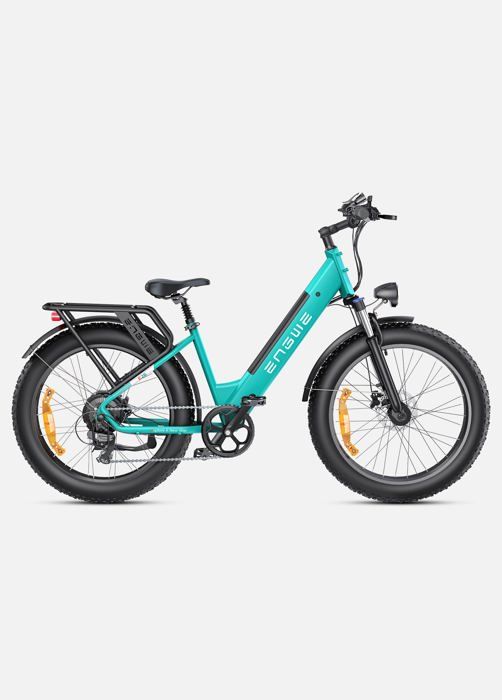 Bicicletta elettrica-ENGWE E26 ST-250W Motore, batteria 48V 16AH, 45 km/h, autonomia 140 km, pneumatici 26*4.0”, verde